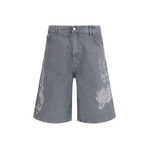 Gcds Men Riders Baggy Shorts With Designs